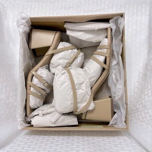 Free People Women's Niki Strappy Heel, Dune, Size 7